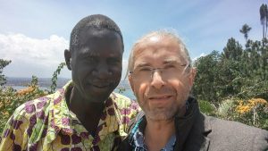 Bischof Noah Pogoto and Steffen Bürger (c) Foto: Steffen Bürger (Uganda 19. August 2017)